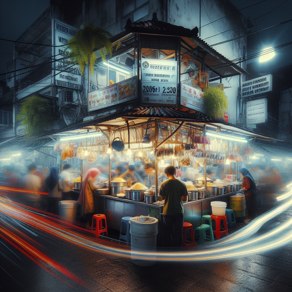 Ngiler! Street Food Legendaris Ini Hanya Dijual Tengah Malam